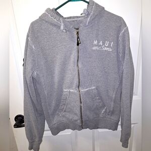 A Maui and Sons Evolution of Sharkman zippered jacket in medium.